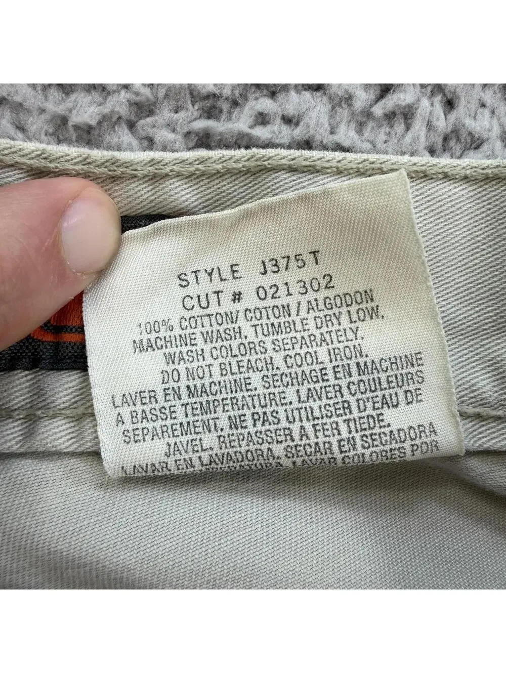 Vintage JNCO Jeans J375T Khaki Cargo Pants Made In USA 36x32 Wide Leg Y2K Skater